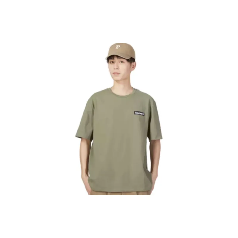 Timberland T Shirt Men's Gray Green-2