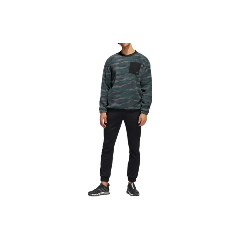 Adidas Sweatshirts Men Dark Green-4