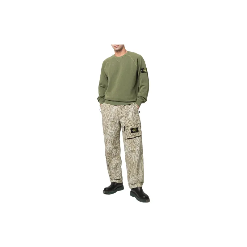 STONE ISLAND Sweatshirts Men Army Green-1