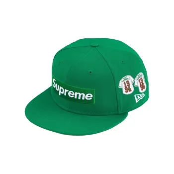 Supreme Jerseys Box Logo New Era Fitted Hat