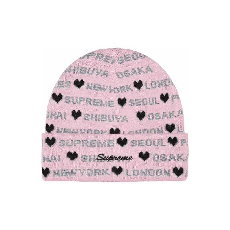 Supreme Hearts Beanie-0
