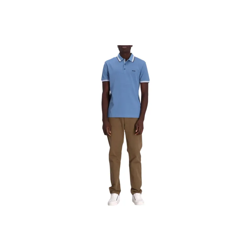 HUGO BOSS Polo Shirt Men's Blue-1