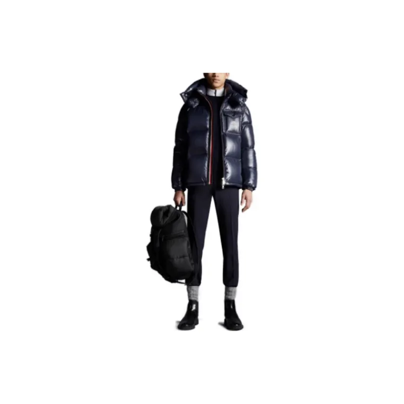 Moncler Montbeliard Series Down Jacket Men's Marine Blue-1