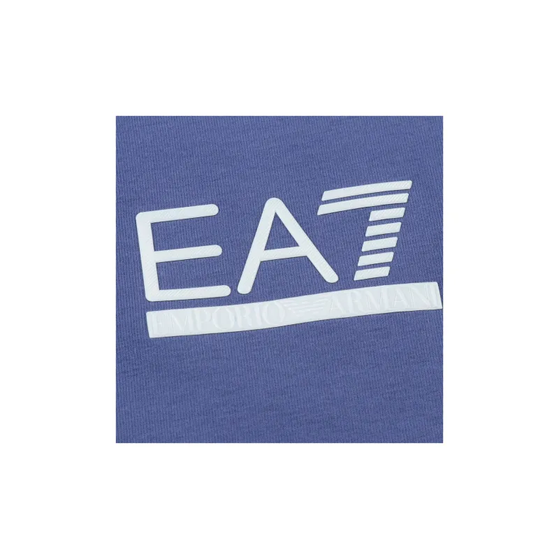 EMPORIO ARMANI EA7 SS24 Polo Shirt Men's Royal Blue-6