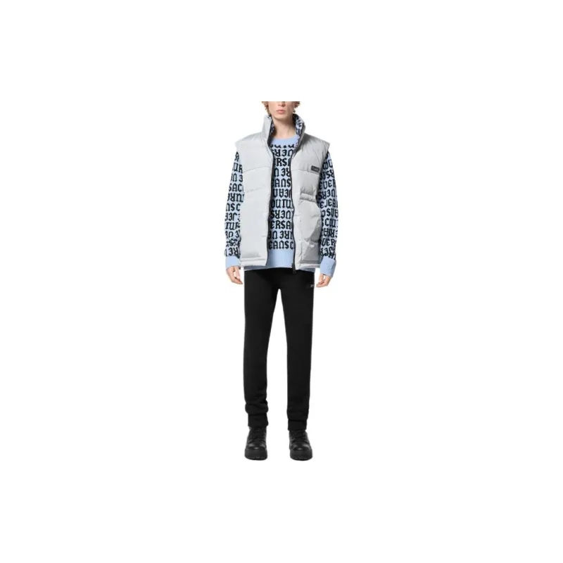 VERSACE JEANS COUTURE SS24 Down Jacket Men's Blue-1