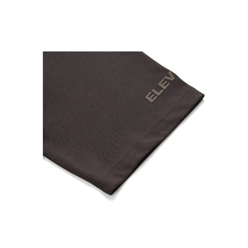 FILA FUSION T Shirts Unisex Dark Brown Gray-4