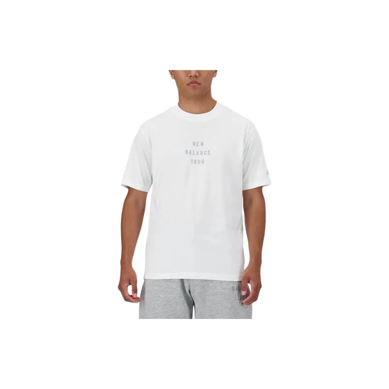New Balance T Shirt Men's White-4