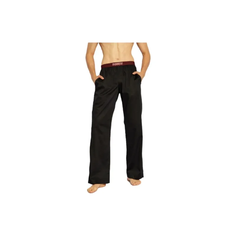 DSQUARED 2 Logo Embroidered Pajama Bottoms-2