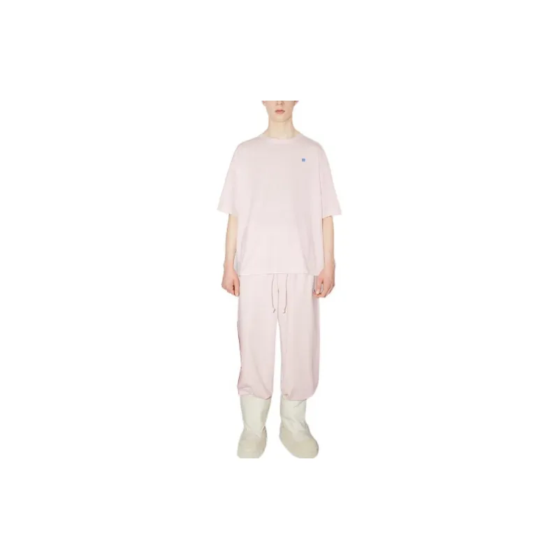 Acne Studios T Shirts Unisex Light Pink-1