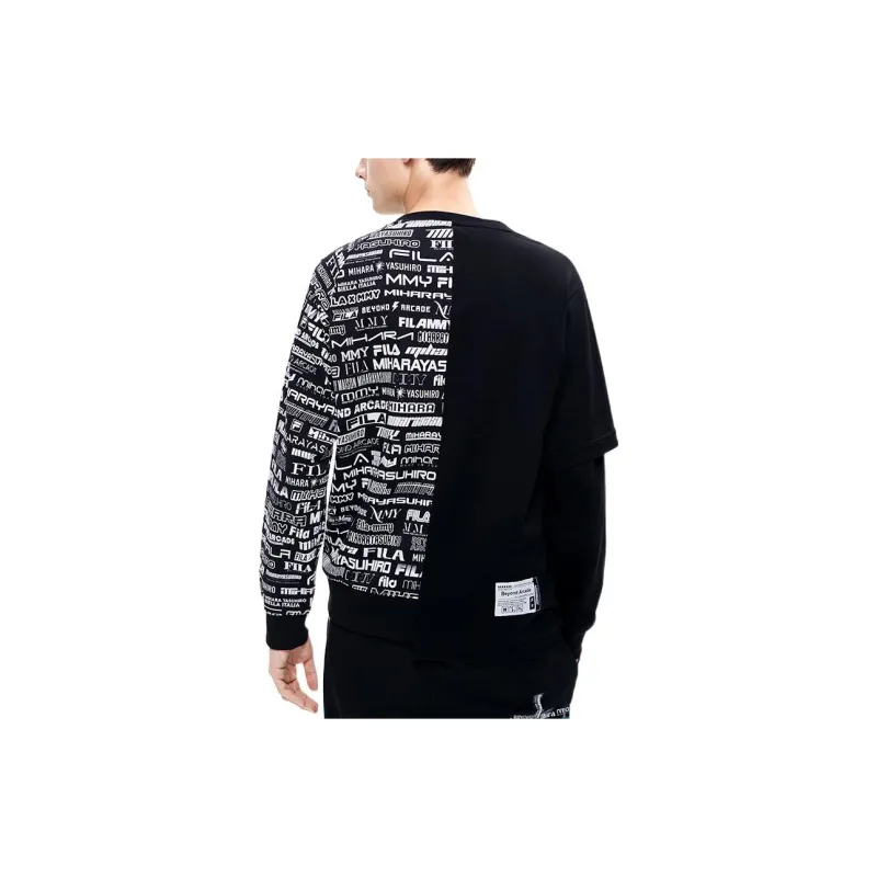 FILA Sweatshirts Men Black-3