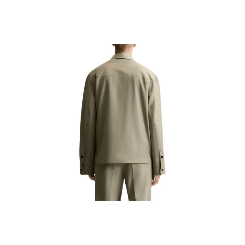 ZARA Jackets Coats Men's Beige/Green-3