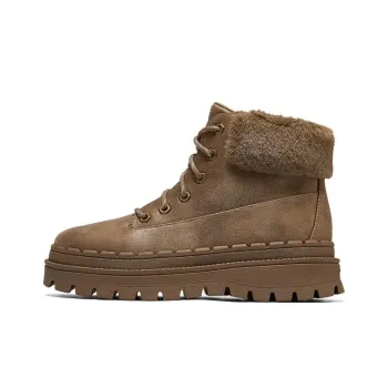 Skechers Modern Comfort Warm Wear Resistant Slip Resistant Short Snow Boots Women's Chestnut