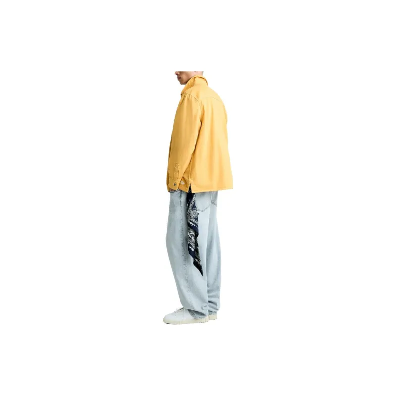 ZARA Shirts Men Mustard-3