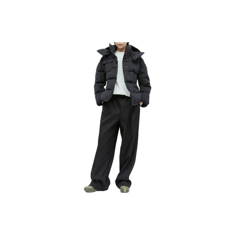 Moncler Karakorum Tech Jersey Short Down Jacket Black I-1