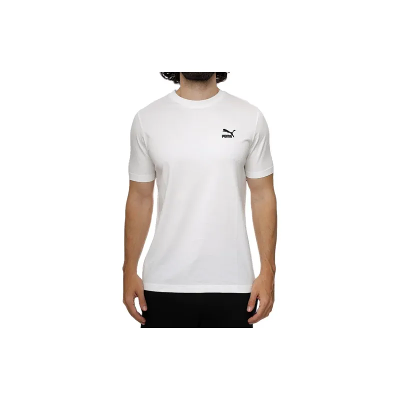 PUMA CLASSICS Small Logo Tee T Shirt Men's White-2