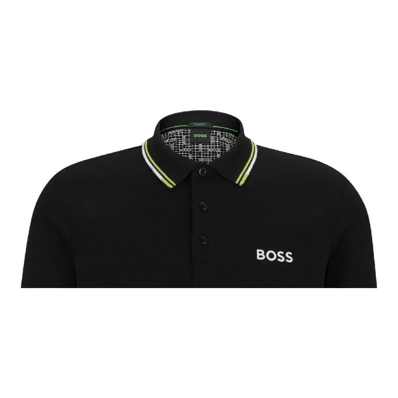HUGO BOSS SS23 Polo Shirts Men Black-4