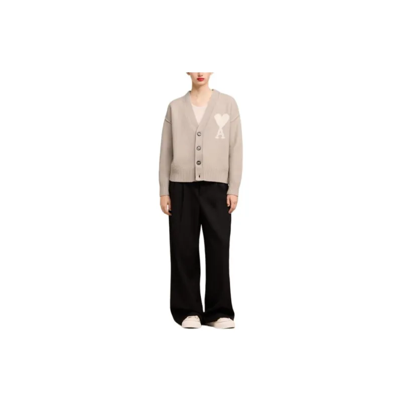 AMIPARIS Ami De Coeur Wool Cardigan-4