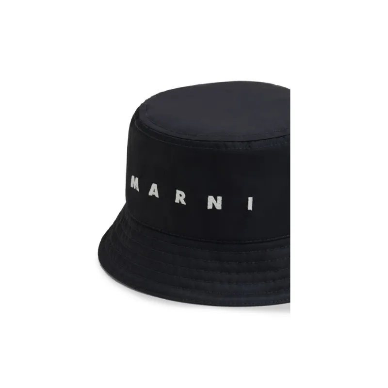 MARNI Logo embroidered Bucket Hat-2
