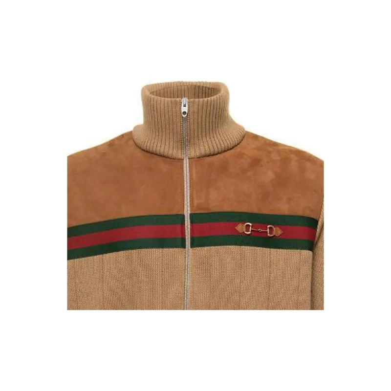 GUCCI Horsebit detail Knit Cardigan-3