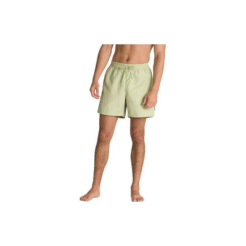 Vans Primary Solid 17'' Elastic Boardshorts Casual Shorts Men's Green-3