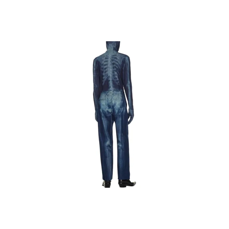 OFF-WHITE Runway Body Scan Tailored Denim Trousers-1