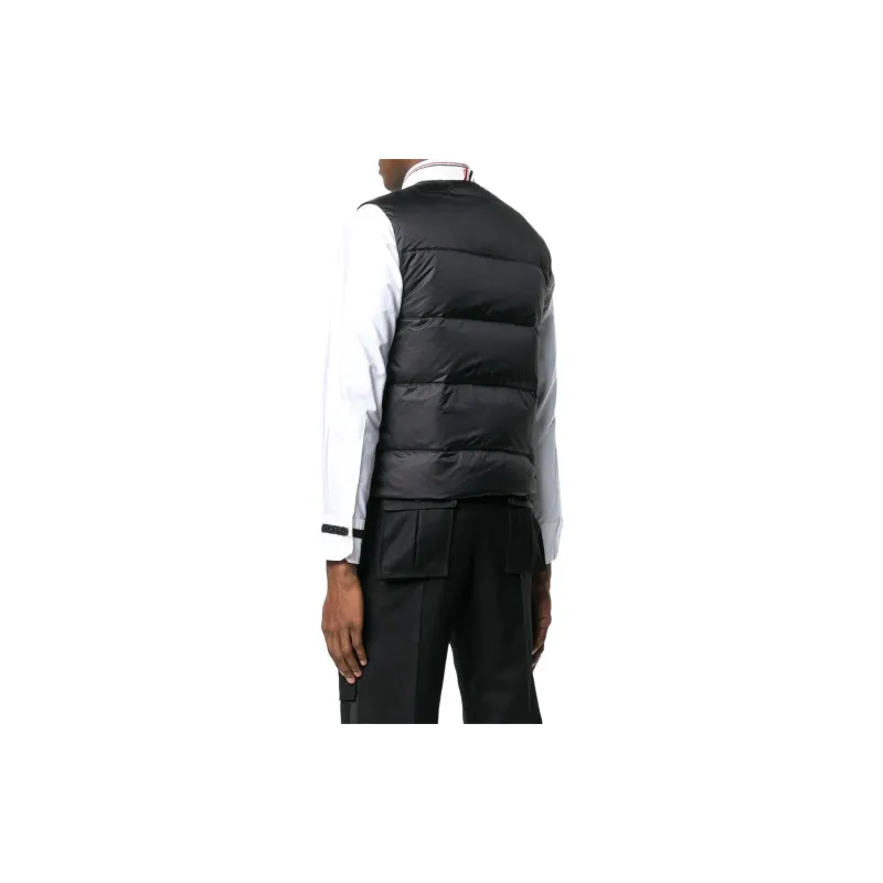 THOM BROWNE Vests Men Black-2