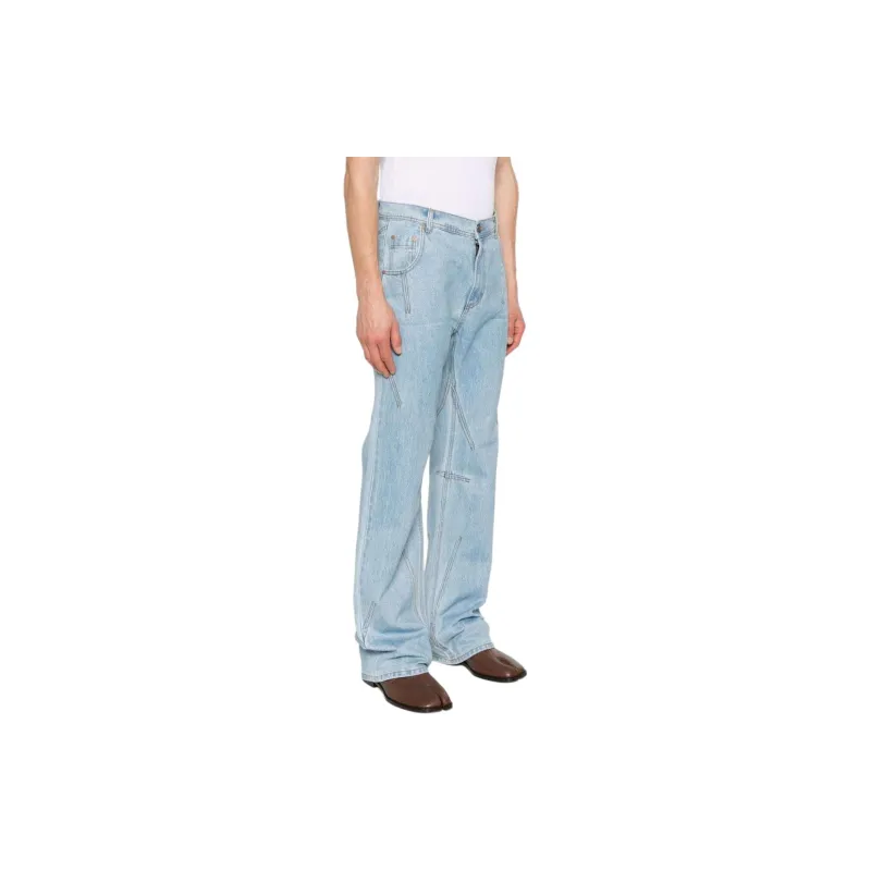 ANDERSSON BELL Mid rise Wide leg Jeans-3