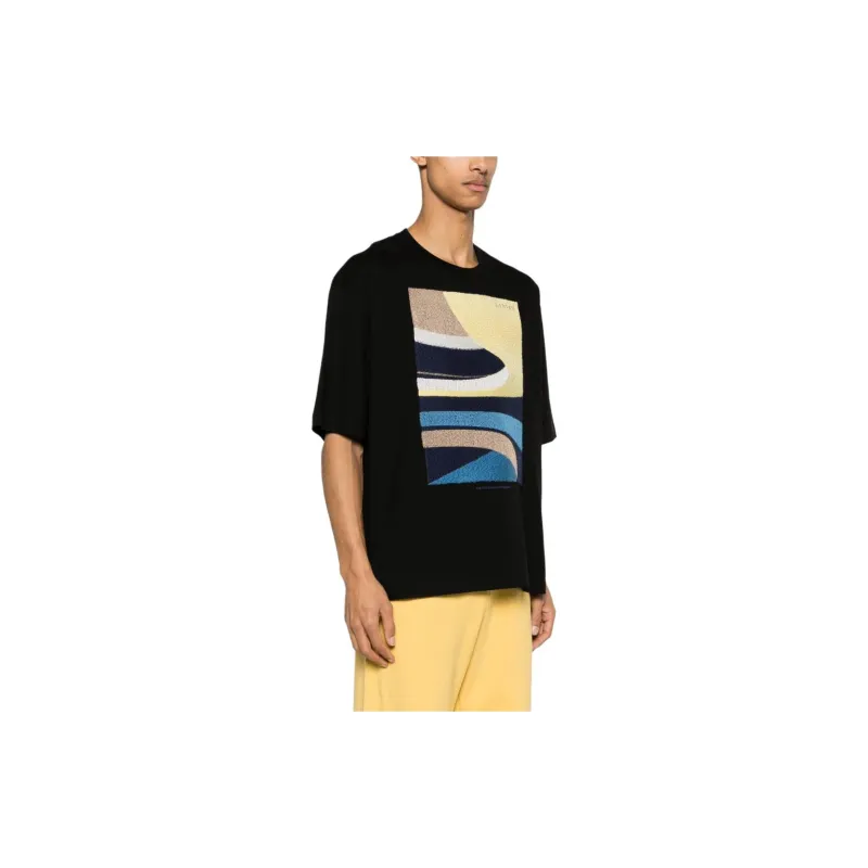 Lanvin Embroidered Oversized T Shirt-3