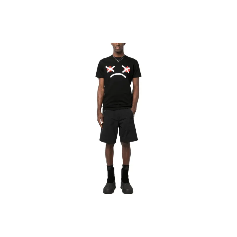 DSQUARED 2 Icon Printed Knee Length Shorts-1