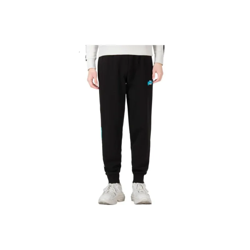 PUMA Knitted Sweatpants Men Black-1