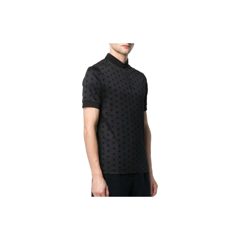 EMPORIO ARMANI Polo Shirts Men Black-3