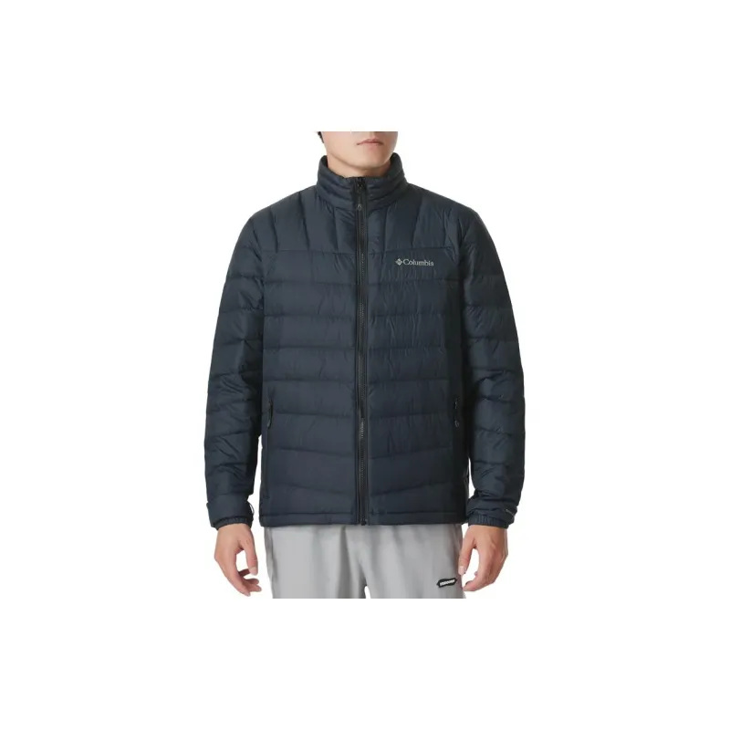 Columbia 24 Fall Waterproof And Windproof To Keep Warm Windbreaker Jacket Men's Black-4