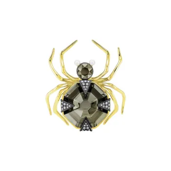 Swarovski Brooches Women's Gold