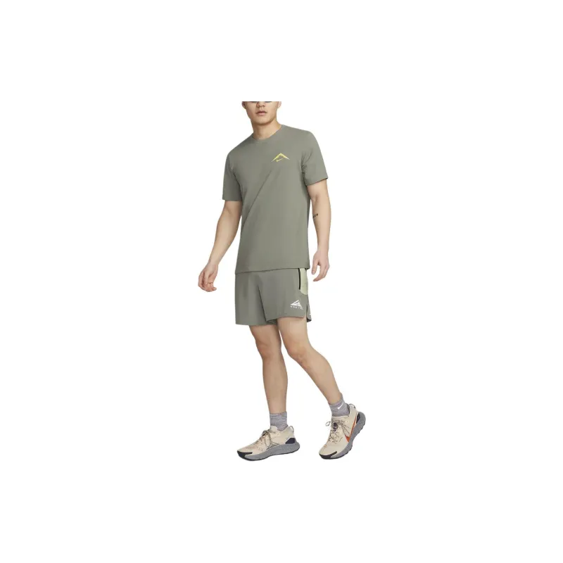 Nike T Shirts Men Green-3