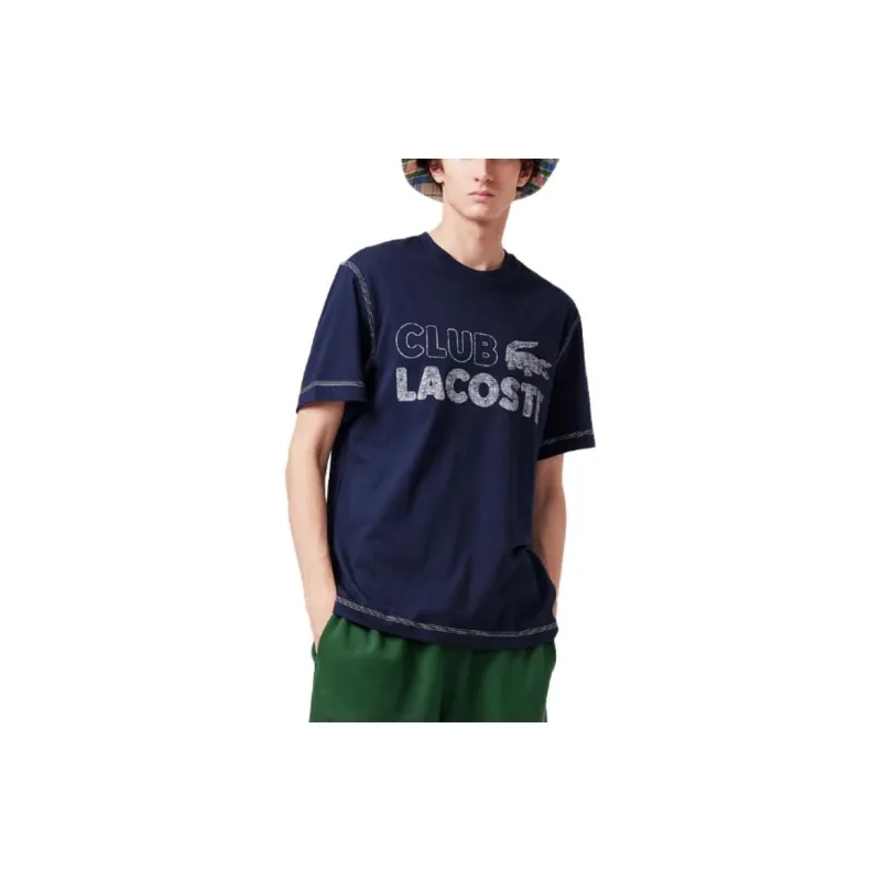 LACOSTE T Shirts Men Navy Blue/166-2