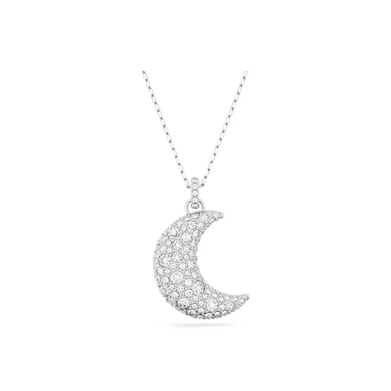 Swarovski Rhodium Plated Necklaces Women's Silver-0
