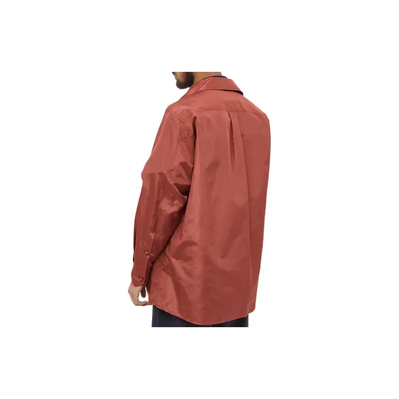 Valentino Shirts Men Orange Red-2