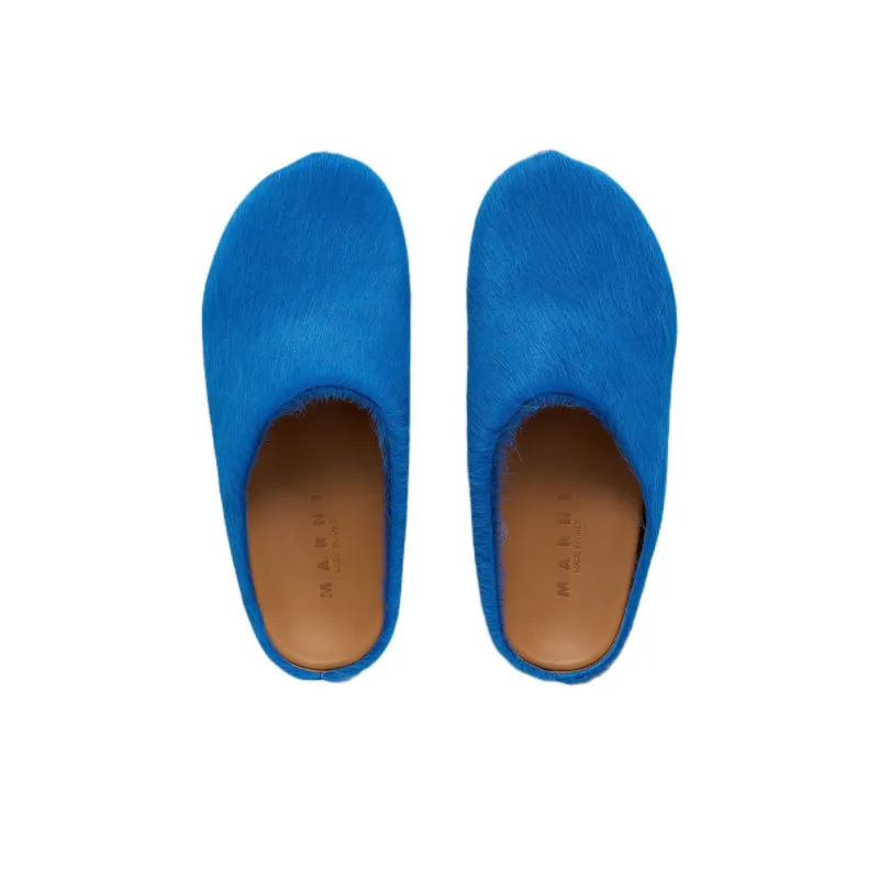 MARNI Round Toe Slip-On Slippers-3