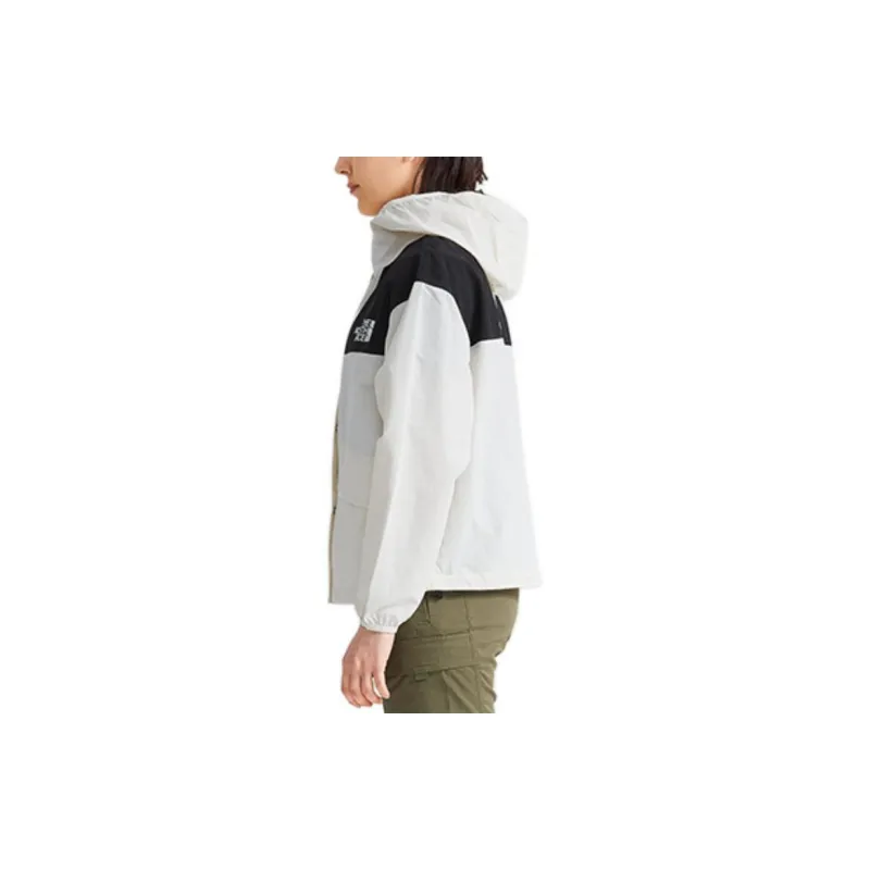 THE NORTH FACE Outdoor Hiking Waterproof And Windproof Windbreaker Jacket Unisex Ecru-3