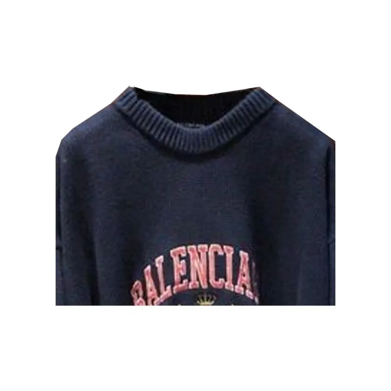 Balenciaga Sweaters Men Dark Blue-1