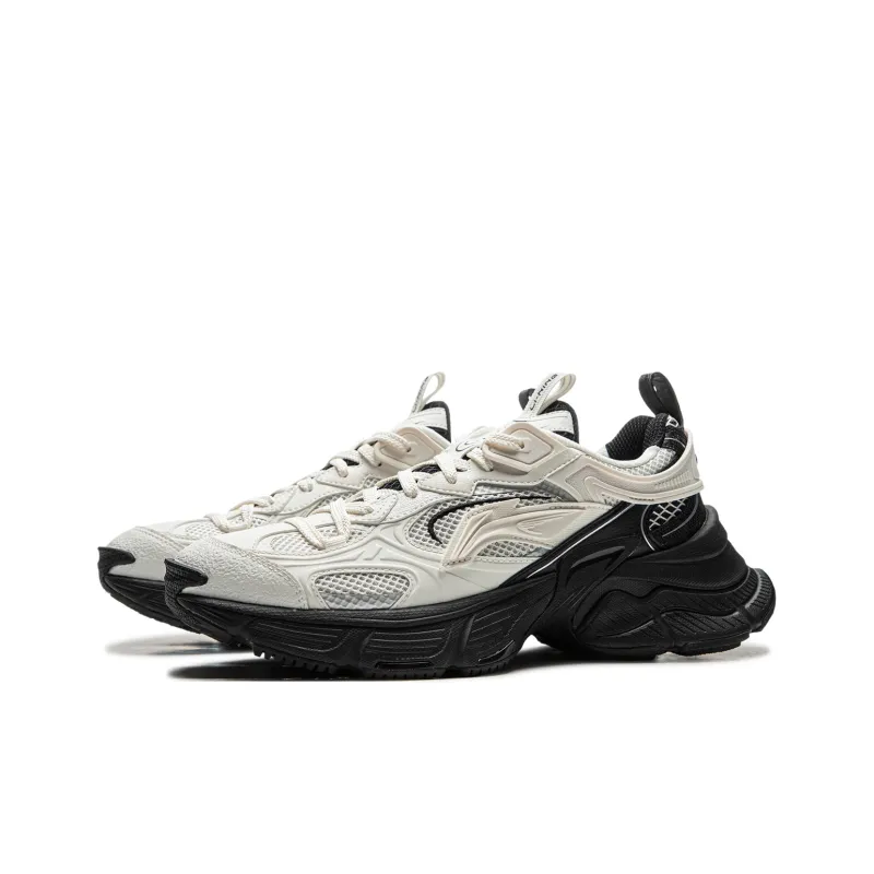LINING Star Chunky Sneakers Men Low Top Mist White-2