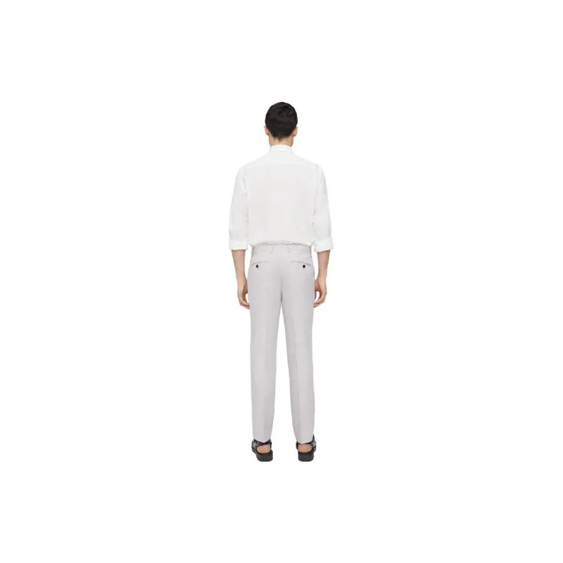 THEORY Suit Trousers Men Gray White XRD-1