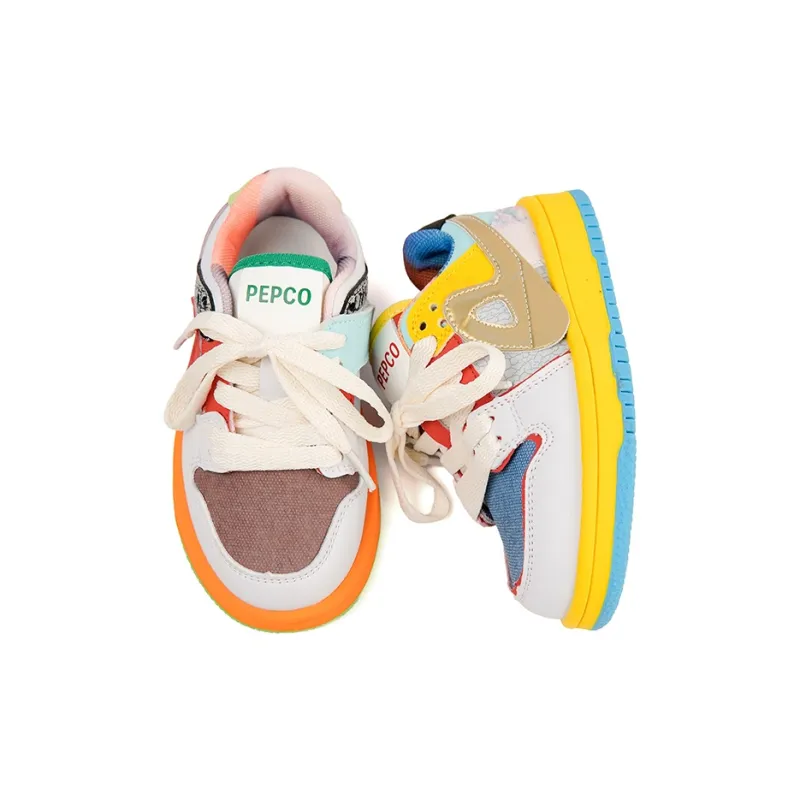 Banner The Piggy Durable Lightweight Cushioning Low Top Kids' Skateboarding Shoes Multicolor Kids'-1
