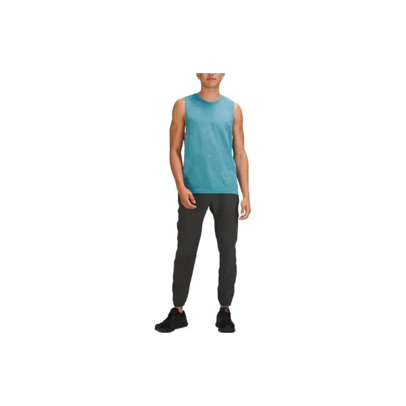 Lululemon Metal Vent Tech Tank Tops Men Blue-2