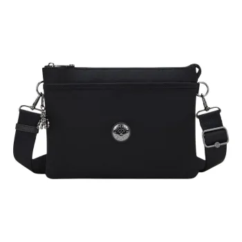 Kipling Polyamide Shoulder Bag, Crossbody Bag Large Size Unisex Endless Black