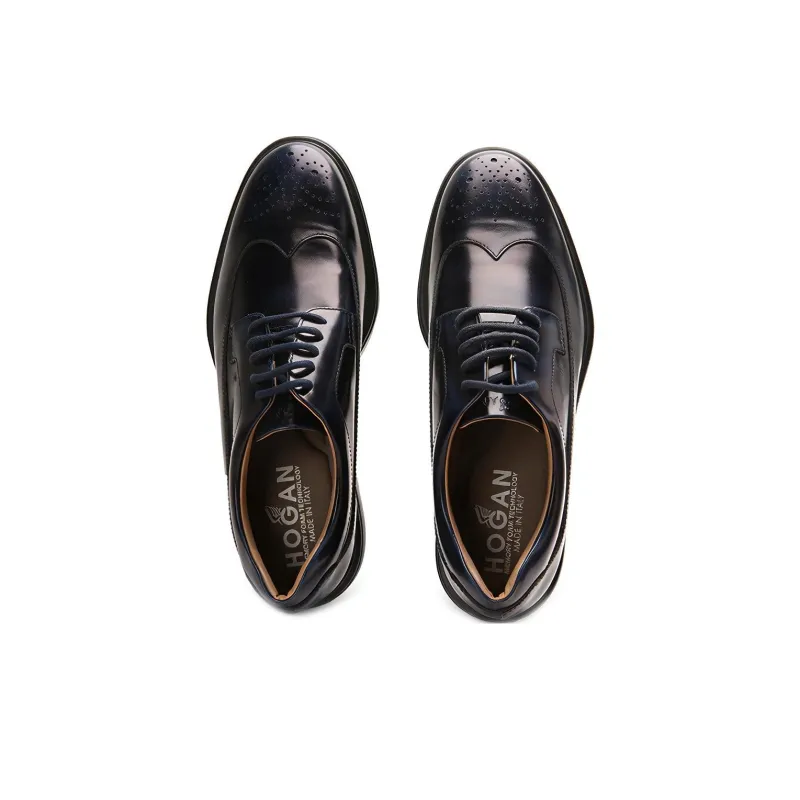 HOGAN H304 Casual Shoes Men's Dark Blue-3