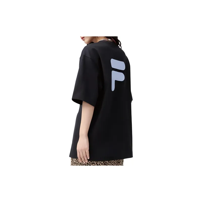 FILA FUSION SS24 T Shirt Unisex Pitch Black-3