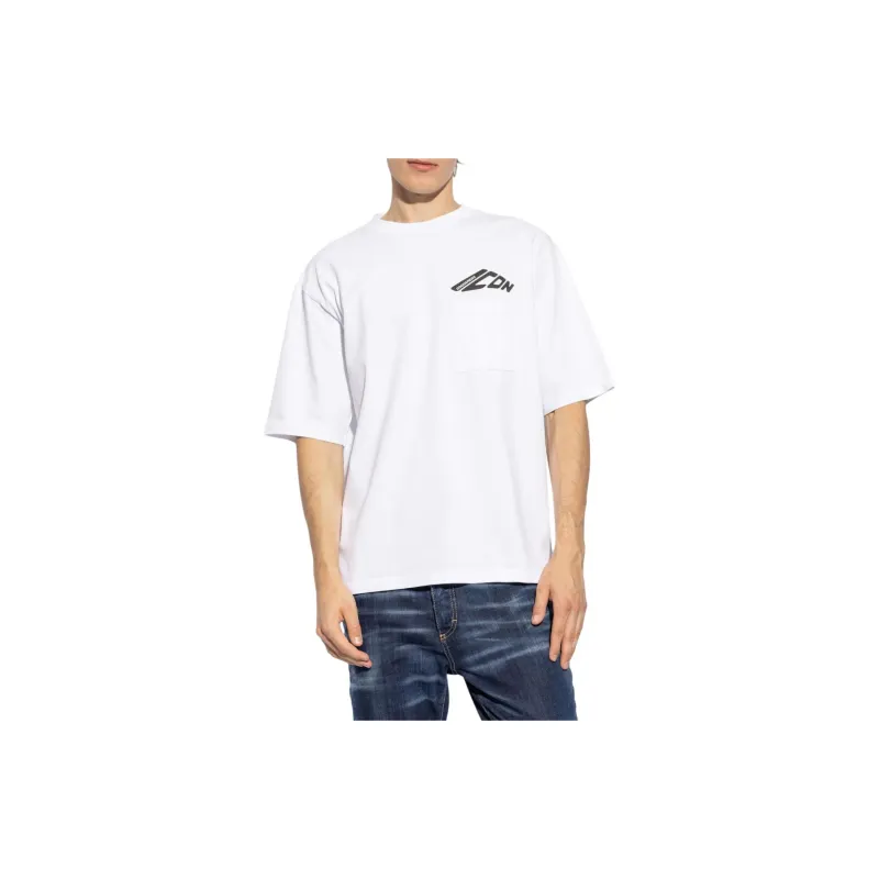 DSQUARED 2 Logo Printed Crewneck T Shirt-1