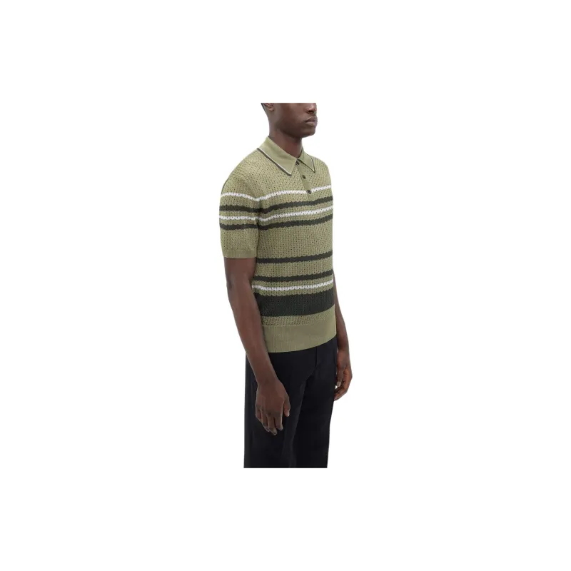 AMIRI SS24 Polo Shirt Men's Green-3