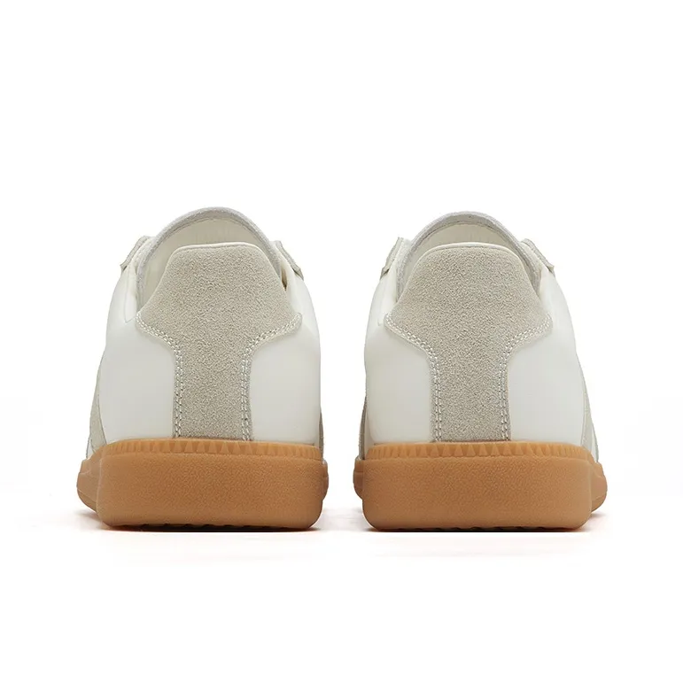 JOSINY Wear-resistant Lightweight Breathable And Non-slip. Low-Top Casual Couple Skateboard Shoes Gray White Gray Black-3